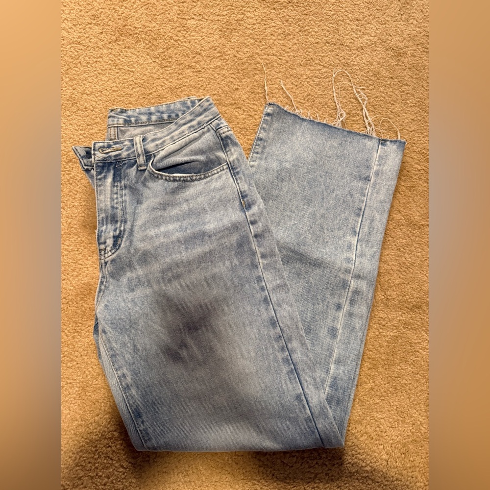 SHEIN Light Blue Denim Jeans
